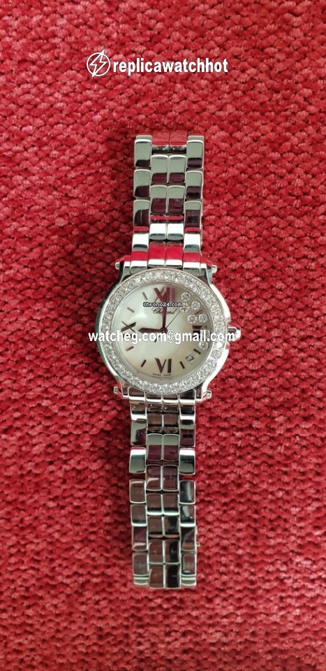 Chopard Happy Sport Womens watch Quartz Gold Steel 278478-2002 4