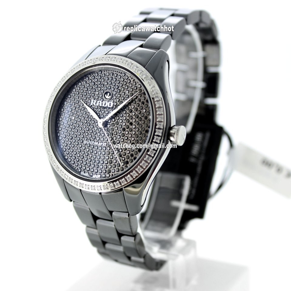 Rado HyperChrome Diamonds Womens watch Automatic Ceramic R32482722 4