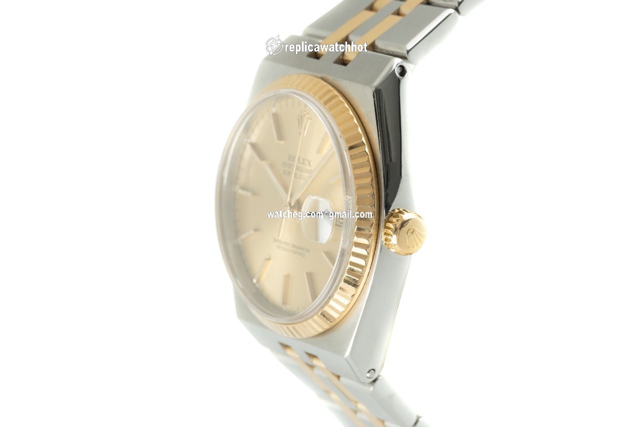 Rolex Mens watch Unisex Gold Steel Quartz 17013A 4