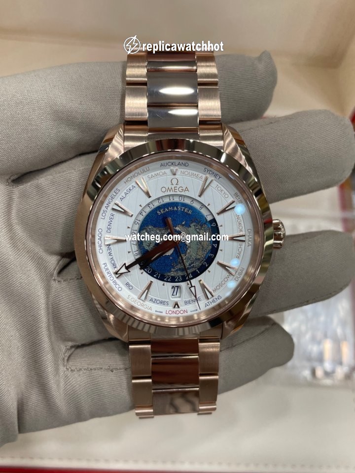 Omega Seamaster Aqua Terra Mens watch Unisex Automatic Rose gold 220.50.43.22.02.001 4