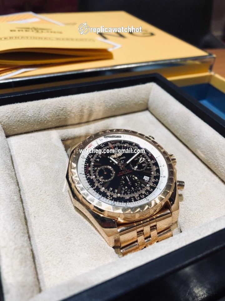 Breitling Bentley Motors Mens watch Unisex Automatic Rose gold H25363 4