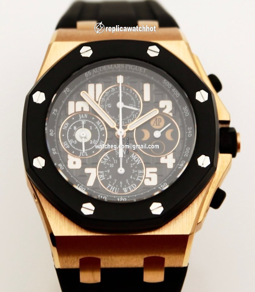 Audemars Piguet Royal Oak Offshore Mens watch Unisex Automatic Rose gold 26262OK.00.D002CA.01 4