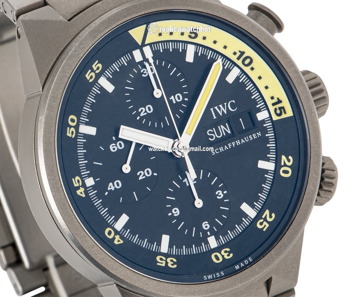 IWC Aquatimer Chronograph Mens watch Unisex Automatic Titanium IW371903 4