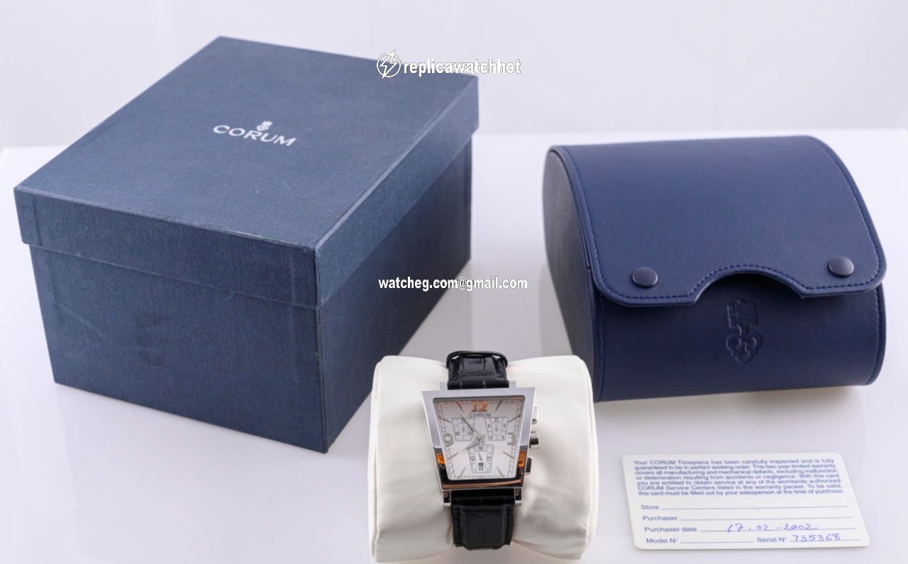 Corum Trapeze Mens watch Unisex Quartz Steel 196.404.20 4