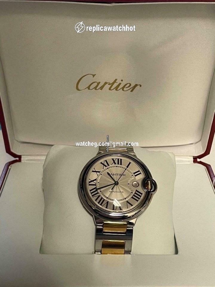 Cartier Ballon Bleu 42mm Mens watch Unisex Automatic W69009Z3 4