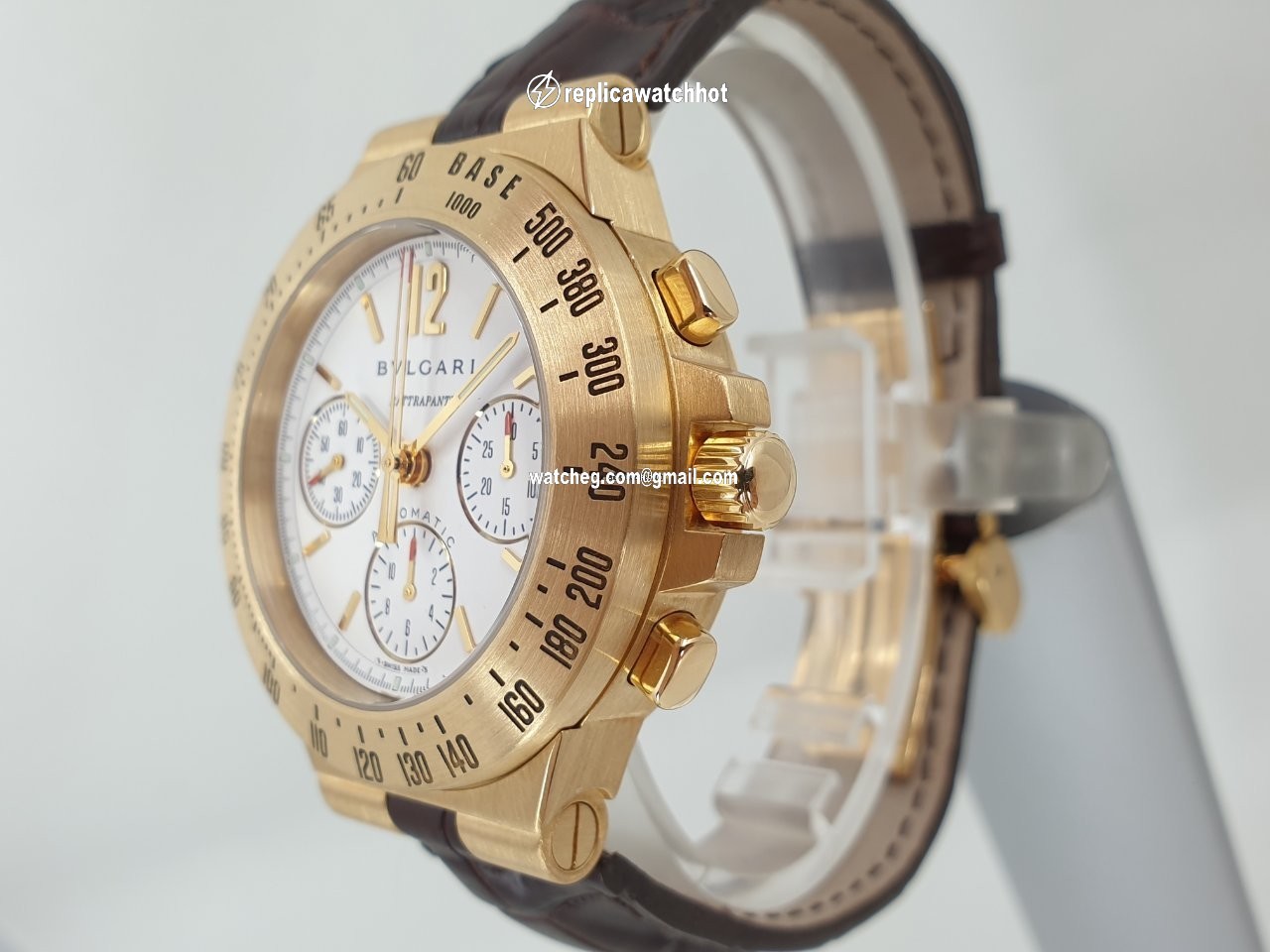 Bulgari Diagono Mens watch Unisex Automatic Yellow gold CH 40 G TA RA 4