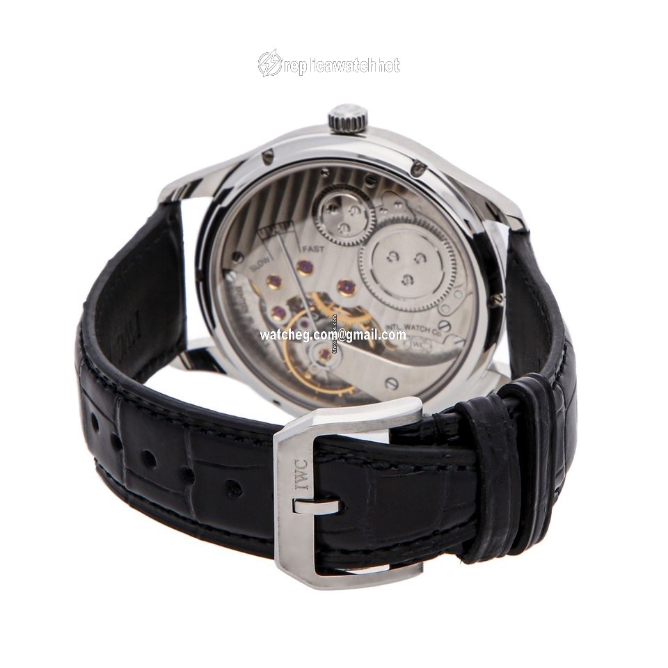 IWC Portuguese Hand-Wound Mens watch Unisex Manual winding Steel IW5454-08 4