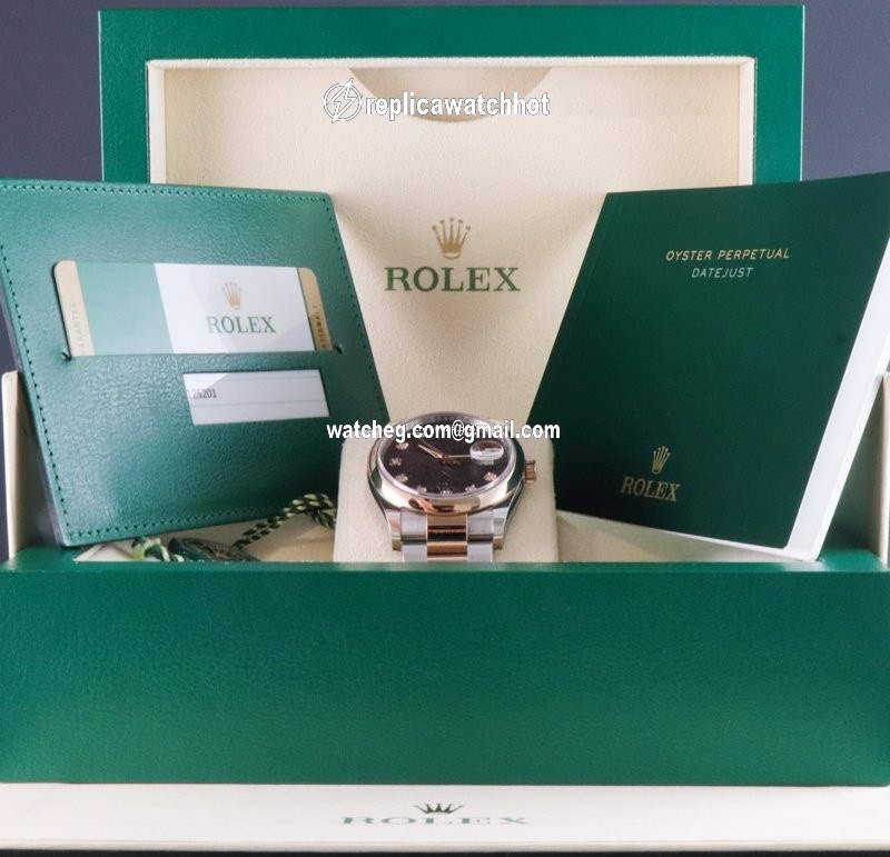 Rolex Datejust 36 Mens watch Unisex Gold Steel Automatic 126201 chojdj 4