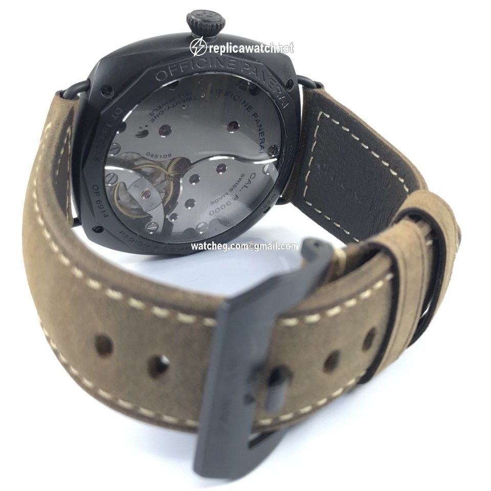 Panerai Radiomir 3 Days 47mm Mens watch Unisex Manual winding Ceramic PAM 00504 4