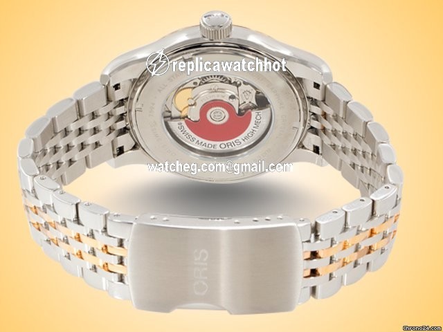 Oris Classic Mens watch Unisex Automatic Gold Steel 01 733 7594 4331-07 8 20 63 4
