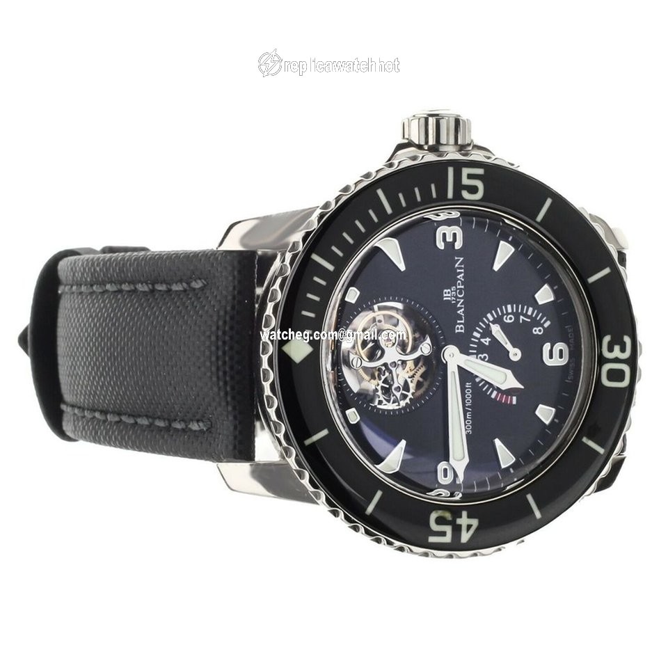 Blancpain Fifty Fathoms Mens watch Unisex Automatic White gold 5025-1530-52-A 4