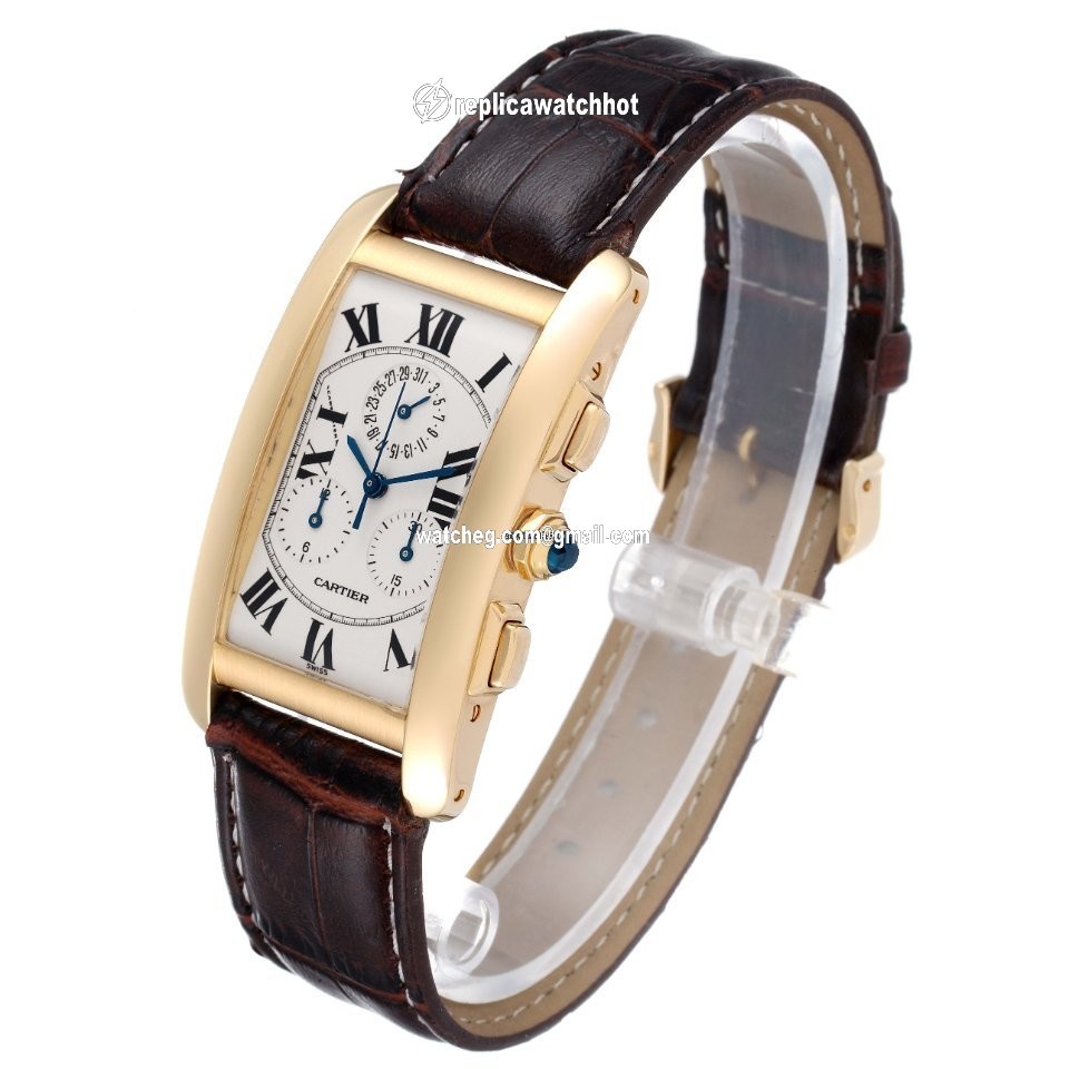 Cartier Tank Americaine Mens watch Unisex Quartz W2601156 4