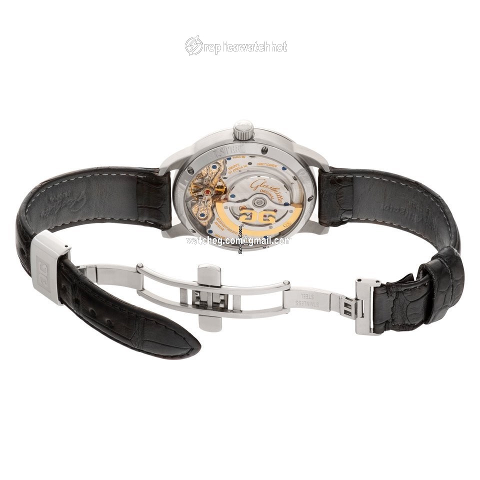 Glashtte Original PanoMaticDate Mens watch Unisex Automatic Steel 90-01-02-02-04 4
