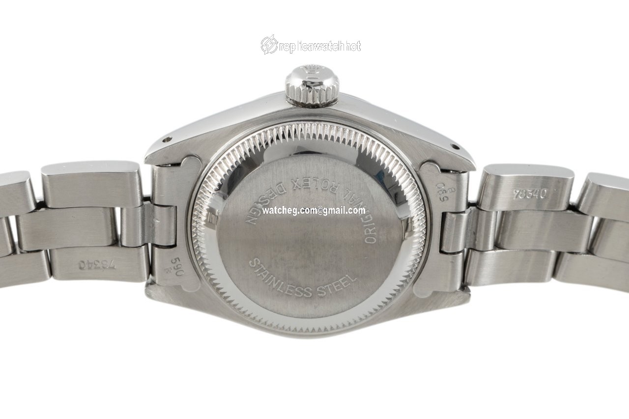 Rolex Oyster Perpetual Lady Date Womens watch Steel Automatic 69160 4