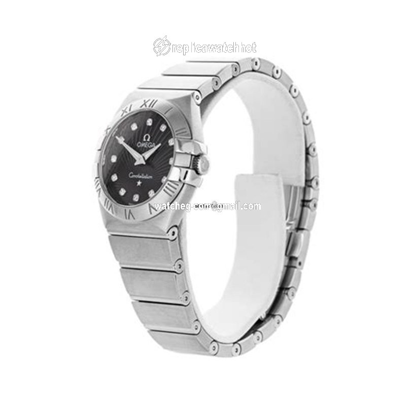 Omega Constellation Quartz Womens watch Quartz Steel 123.10.27.60.51.001 4