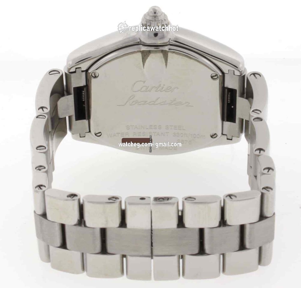 Cartier Roadster Mens watch Unisex Quartz Steel W62017V3 2675 4