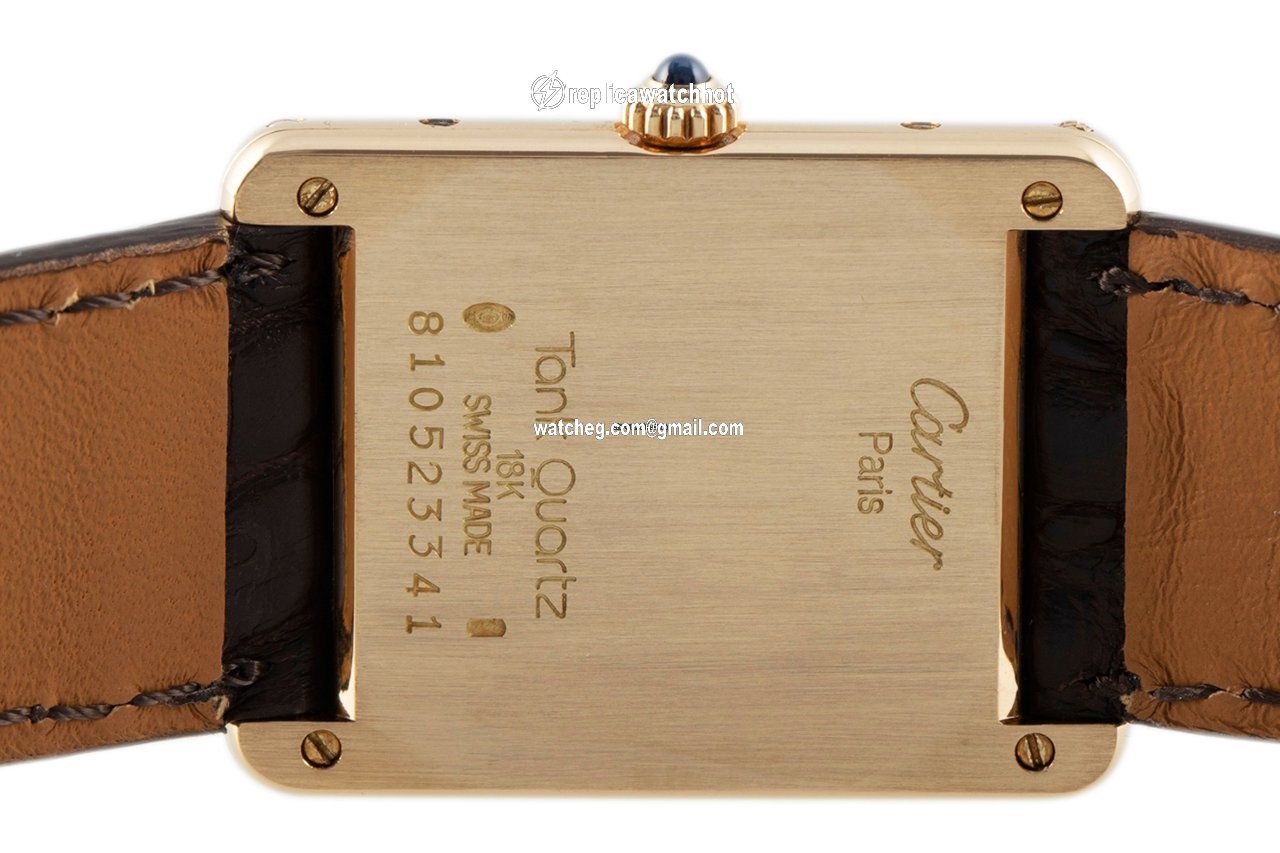 Cartier Tank Womens watch Quartz Yellow gold 8105 4