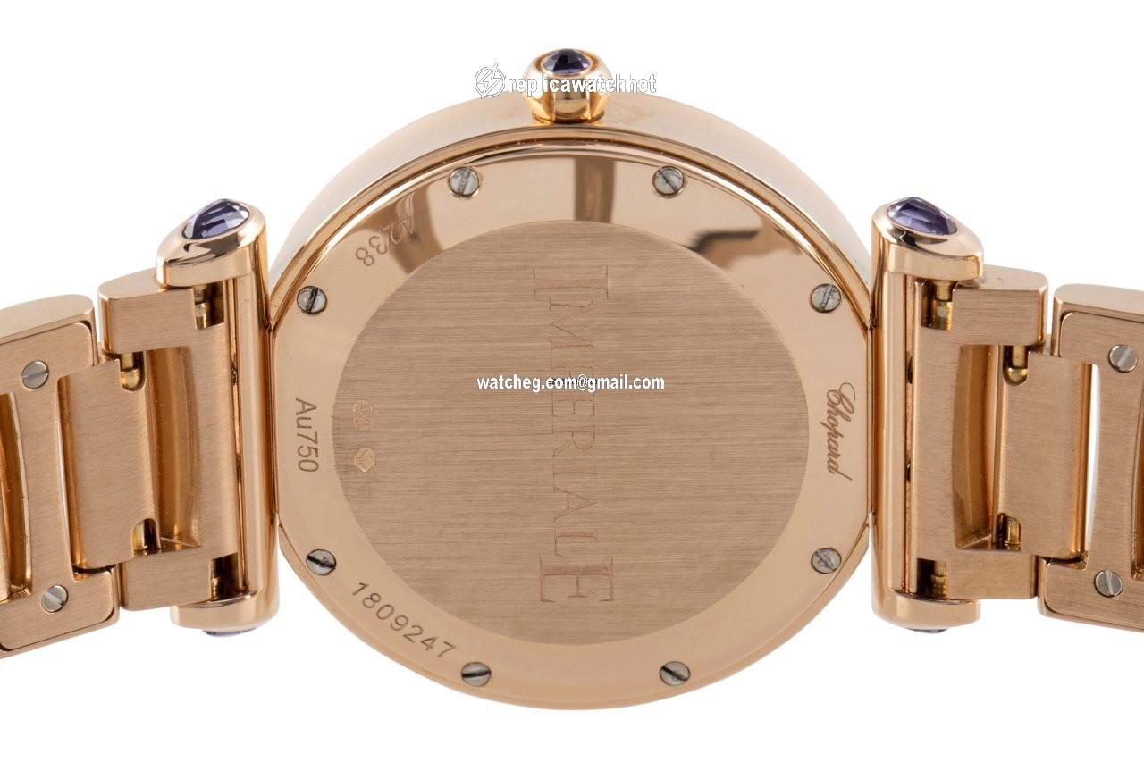 Chopard Imperiale Womens watch Quartz Red gold 384238-5006 4