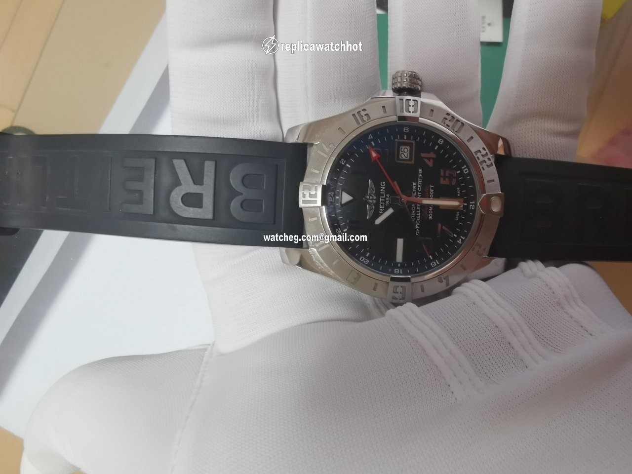 Breitling Avenger II GMT Mens watch Unisex Automatic Steel A3239011.BC34.152S.A20S.1 4