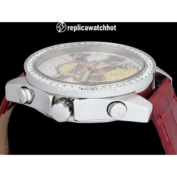 Jacob & Co. Five Time Zone Quartz Steel JCM-SKULL6D 4