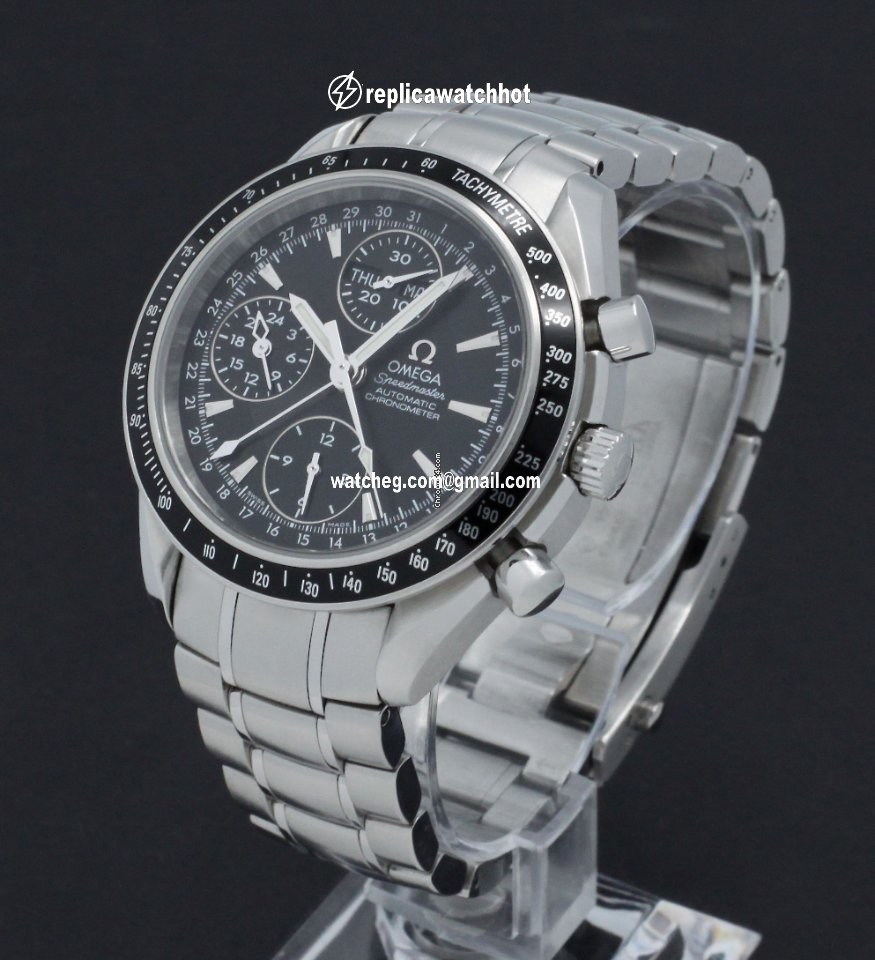 Omega Speedmaster Day Date Mens watch Unisex Automatic Steel 3220.50.00 4