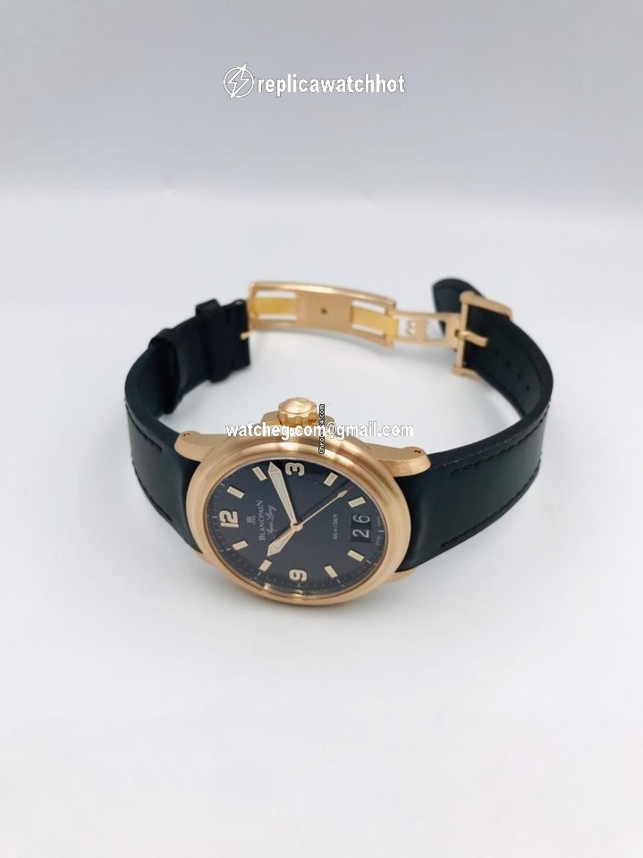 Blancpain Mens watch Unisex Automatic Rose gold 2850B-3630A-64B 4