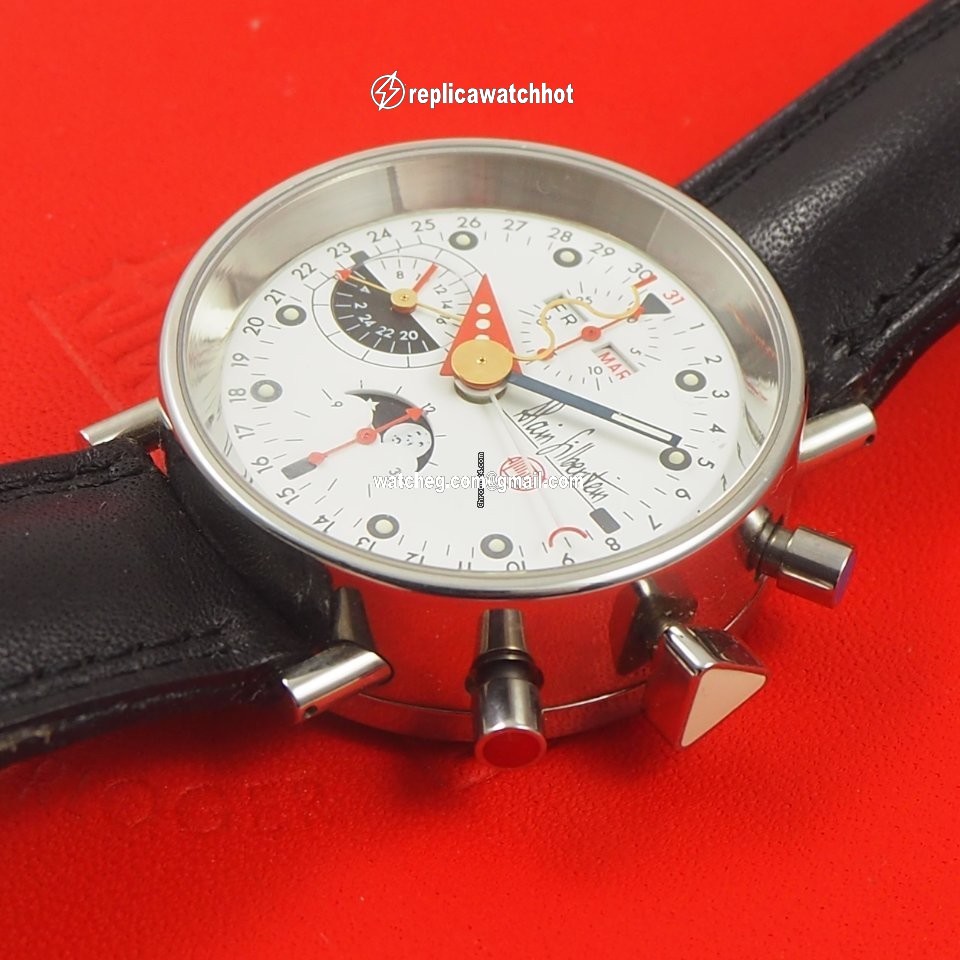 Alain Silberstein Mens watch Unisex Automatic Steel Krono 2 4