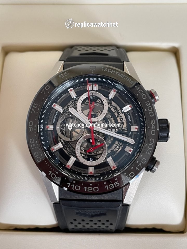 TAG Heuer Carrera Calibre HEUER 01 Mens watch Unisex Automatic Steel CAR2A1Z.FT6044 4