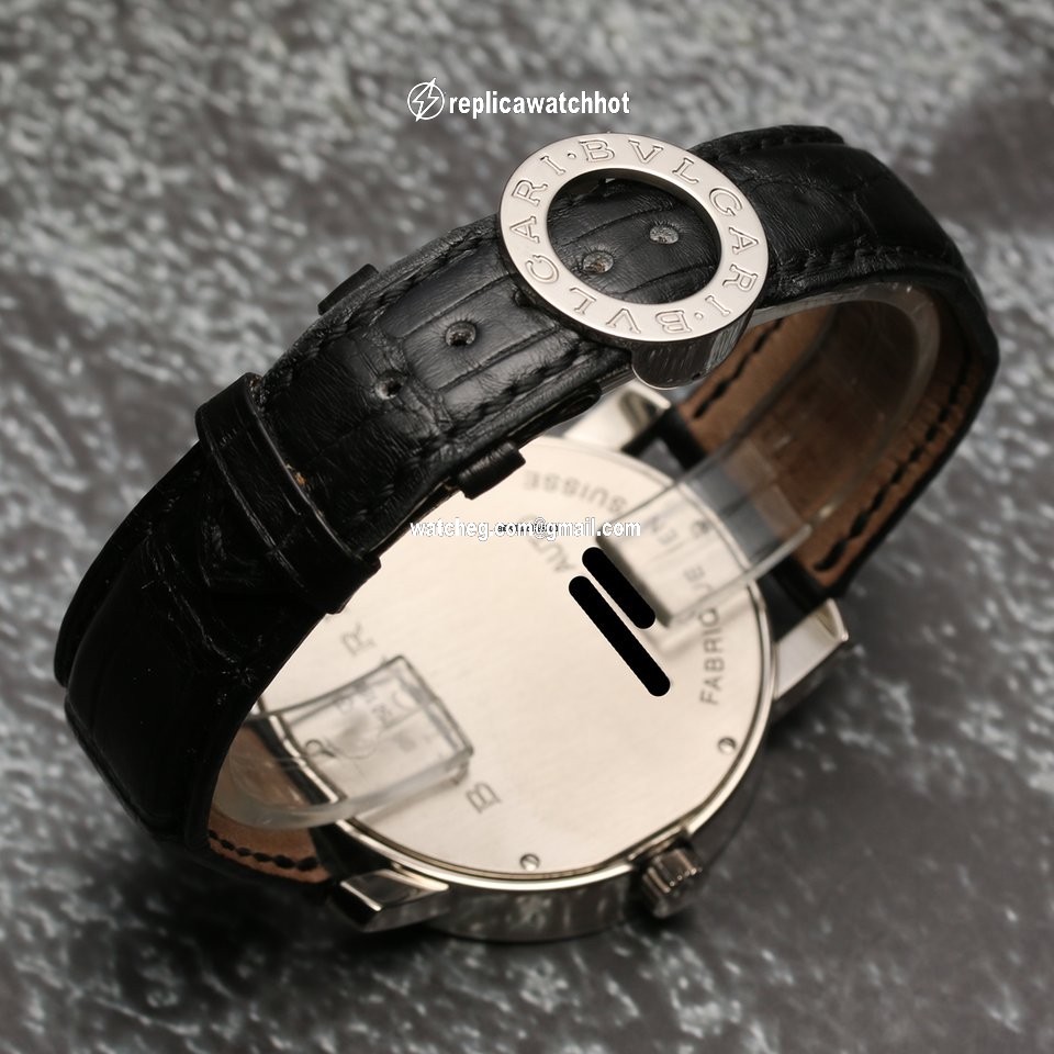 Bulgari Bulgari Mens watch Unisex Automatic White gold BB W 42 GL AUTO 4