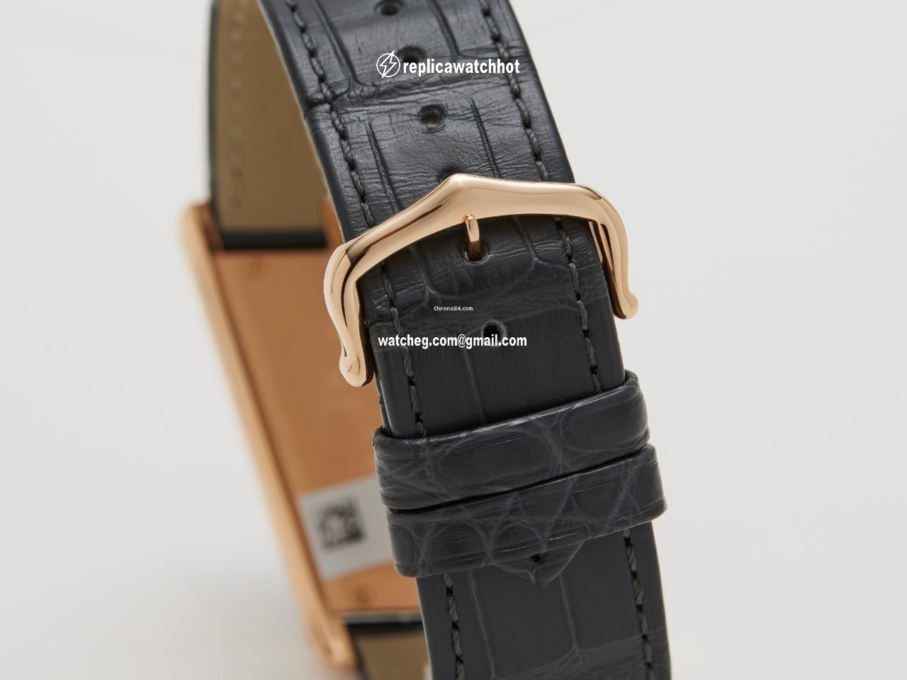 Cartier Tank Mens watch Unisex Manual winding Rose gold WGTA0043 4