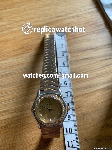 Ebel Classic Womens watch Automatic Gold Steel 166902-X 4