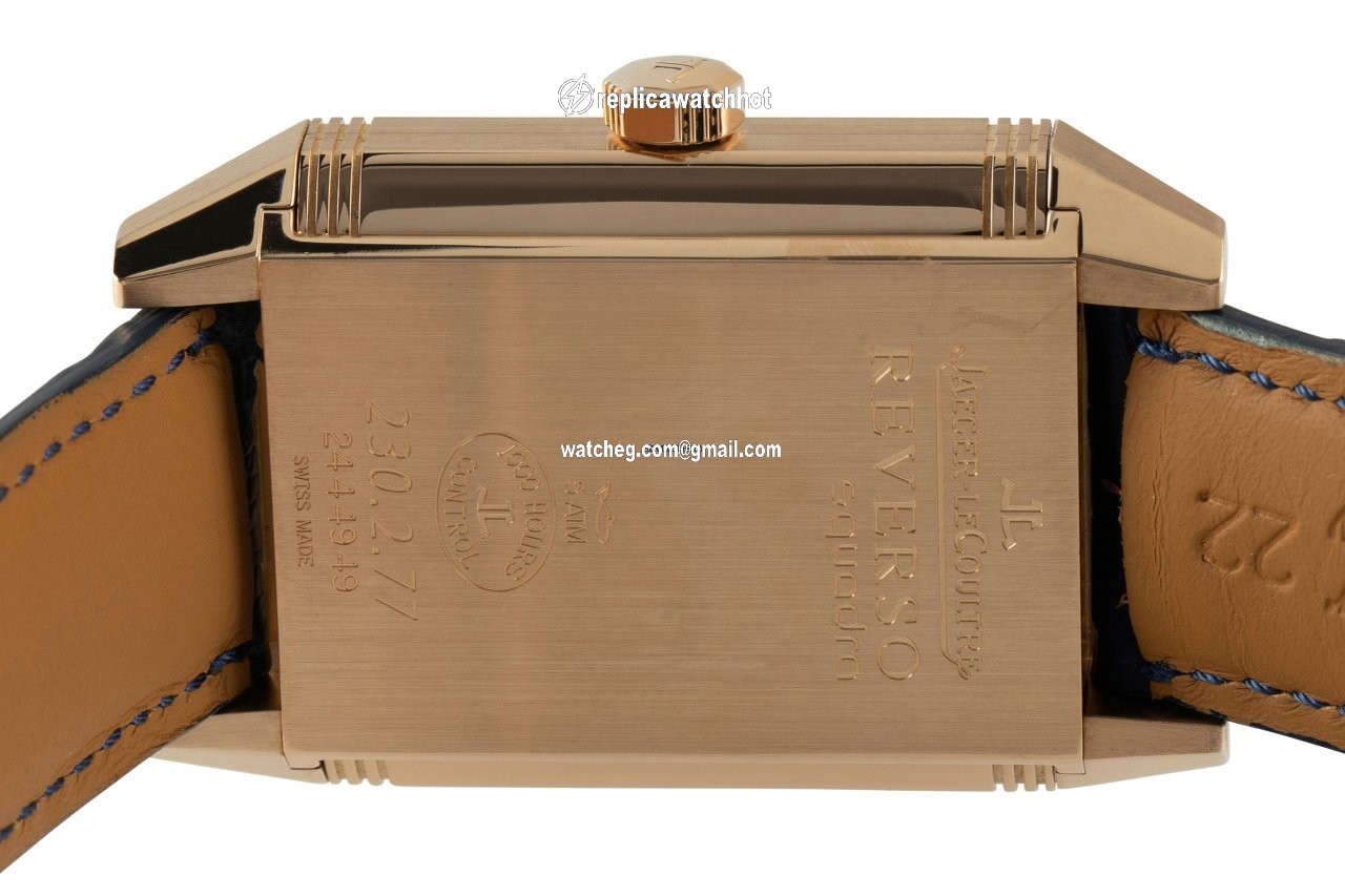 Jaeger-LeCoultre Reverso Squadra Hometime Mens watch Unisex Automatic Red gold 230.2.77 4