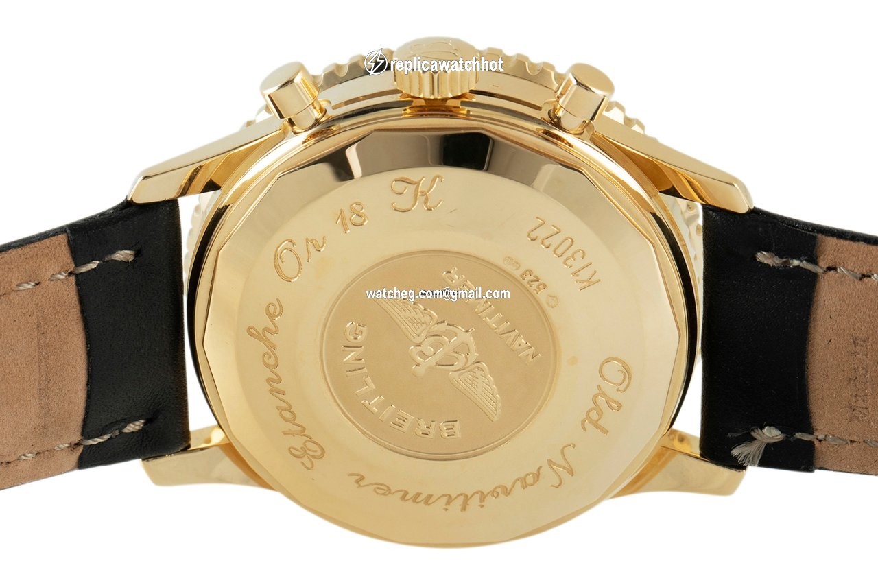 Breitling Old Navitimer Mens watch Unisex Automatic Yellow gold K13022 4