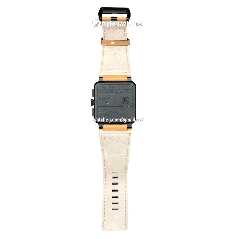 Bell & Ross BR 03-94 Chronographe Mens watch Unisex Automatic Ceramic BR0394-HERI-CE 4