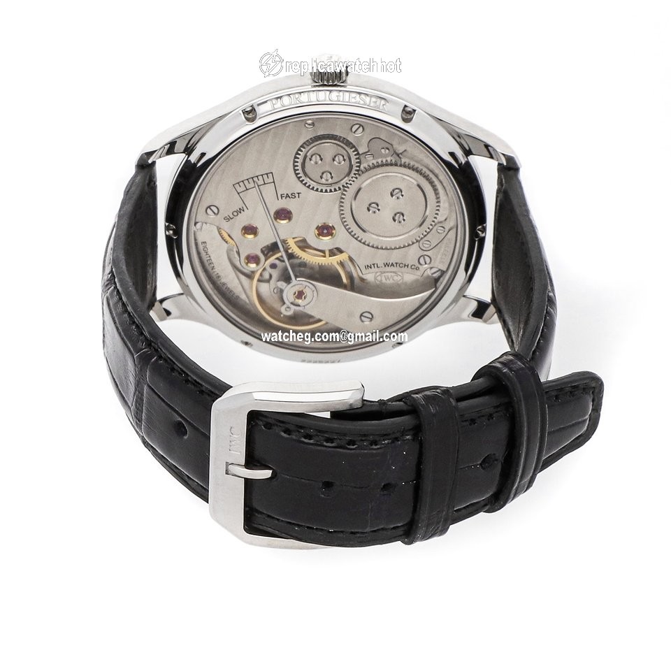 IWC Portuguese Hand-Wound Mens watch Unisex Manual winding Steel IW5445-01 4