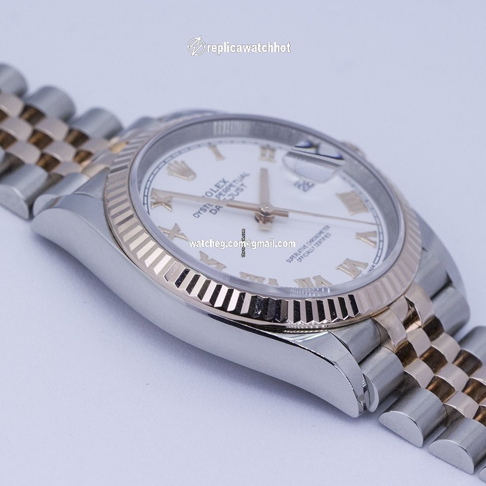 Rolex Datejust 36 Mens watch Unisex Gold Steel Automatic 126231-0015 4
