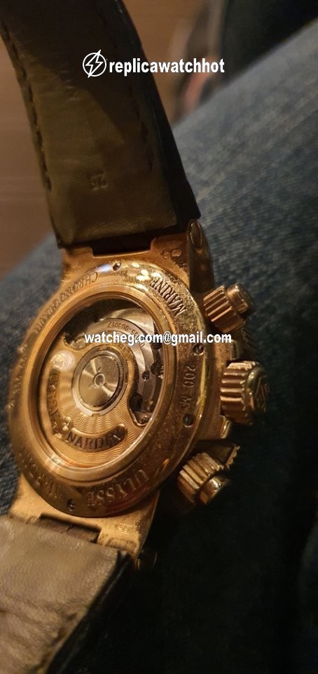 Ulysse Nardin Marine Chronograph Mens watch Unisex Automatic Yellow gold 356-66 354 4