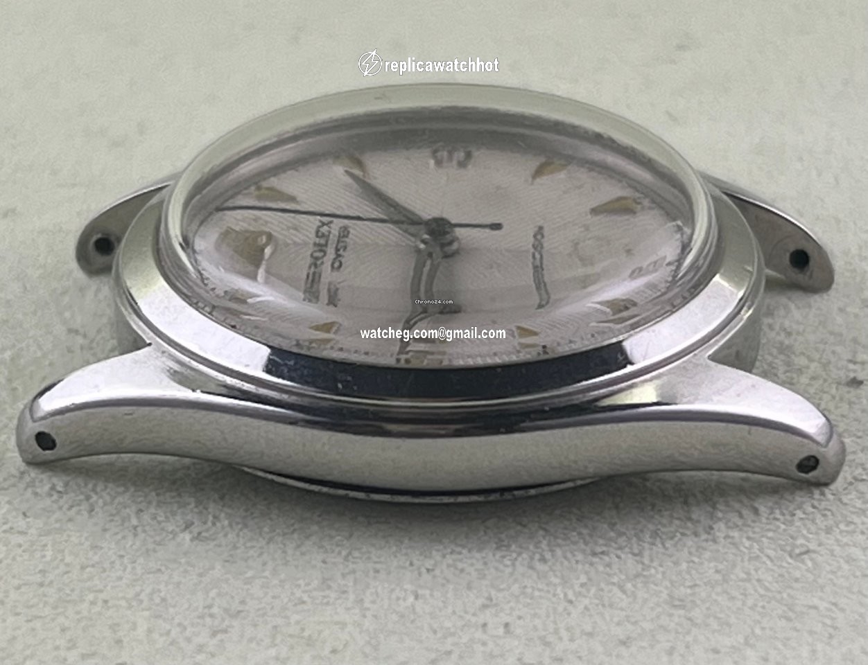 Rolex Oyster Perpetual 34 Mens watch Unisex Silver Automatic 1025 4