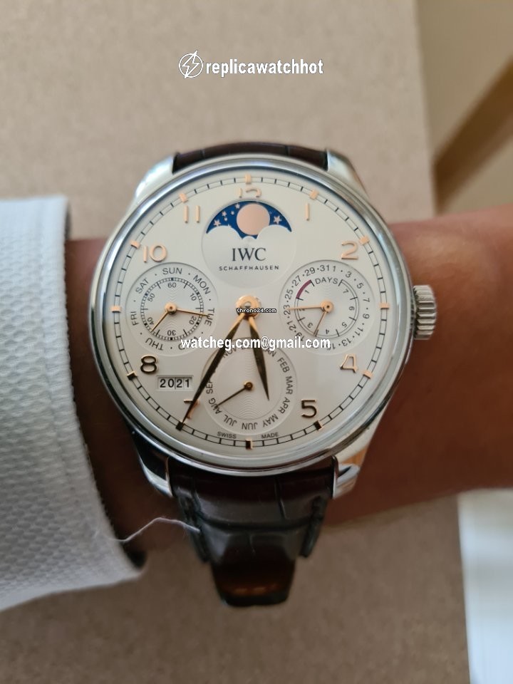 IWC Portuguese Perpetual Calendar Mens watch Unisex Automatic Steel IW503307 4