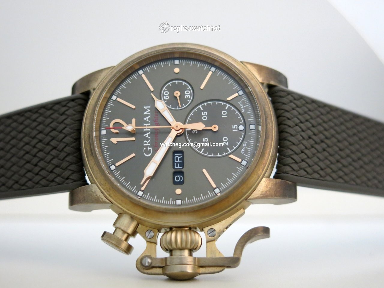 Graham Chronofighter Mens watch Unisex Automatic Bronze 2CVAK.G02A 4