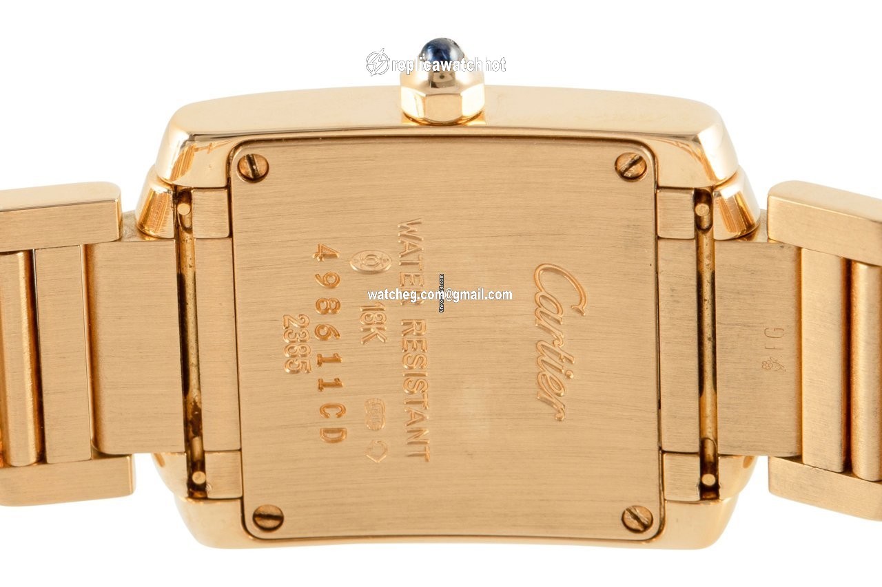 Cartier Tank Francaise Womens watch Quartz Yellow gold 2385 4