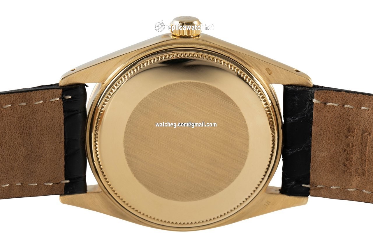Rolex Oyster Perpetual Date Mens watch Unisex Yellow gold Automatic 1511 4