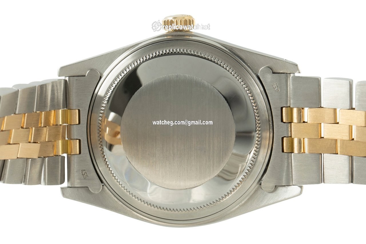 Rolex Datejust 36 Mens watch Unisex Gold Steel Automatic 16013 4
