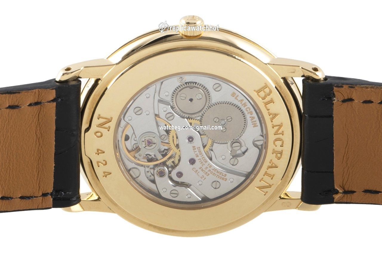 Blancpain Villeret Mens watch Unisex Manual winding Yellow gold 0021-1418 4