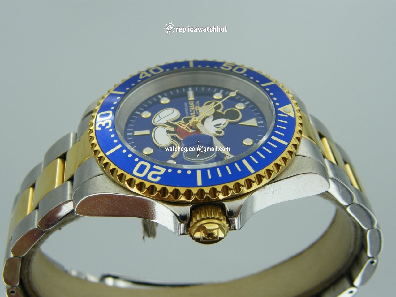 Invicta Mens watch Unisex Automatic Gold Steel 20105 4