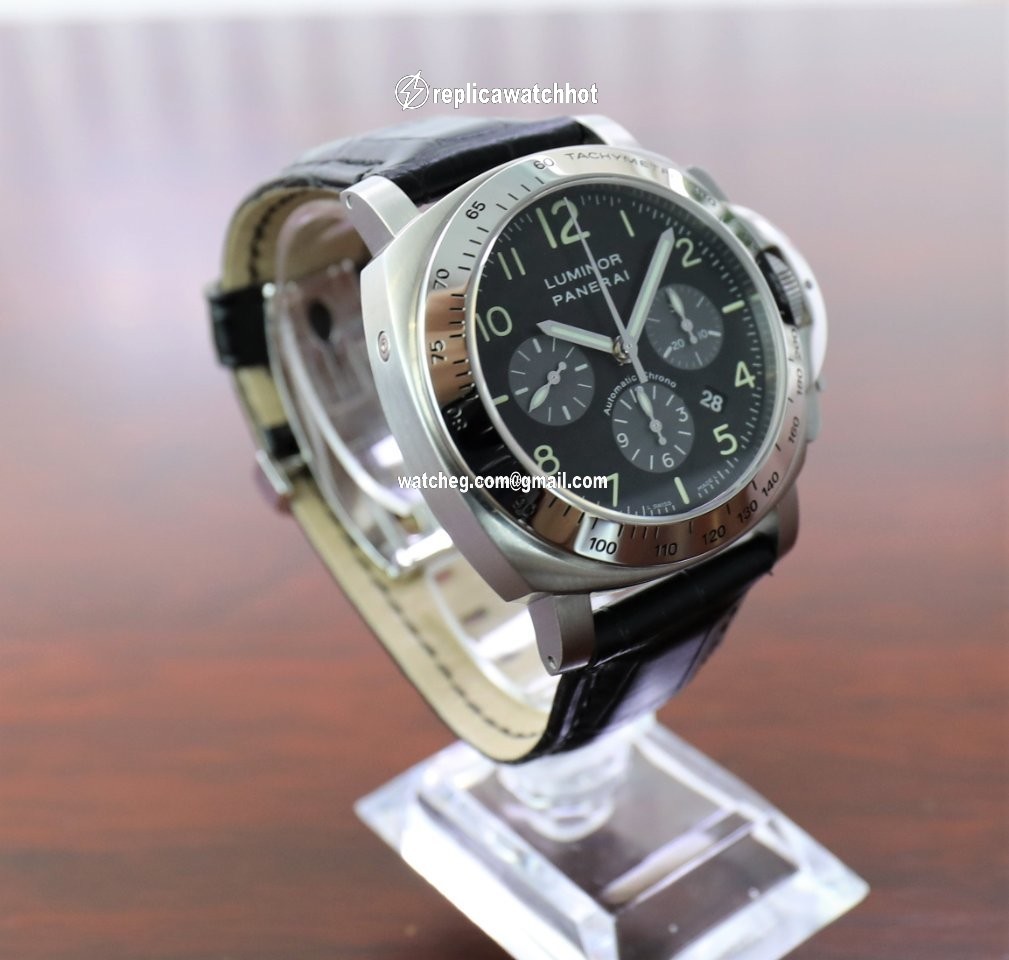 Panerai Luminor Chrono Mens watch Unisex Automatic Steel PAM 00162 4