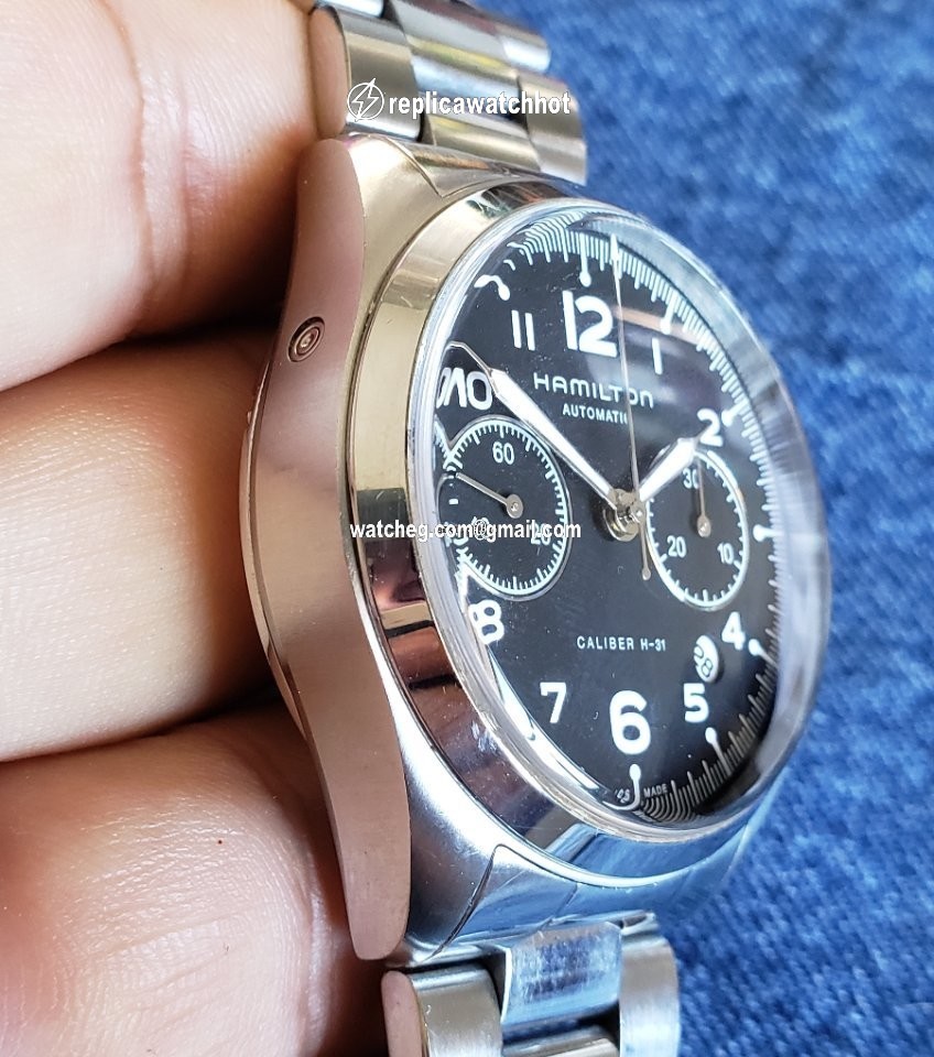 Hamilton Khaki Pilot Pioneer Mens watch Unisex Automatic Steel H76416135 4