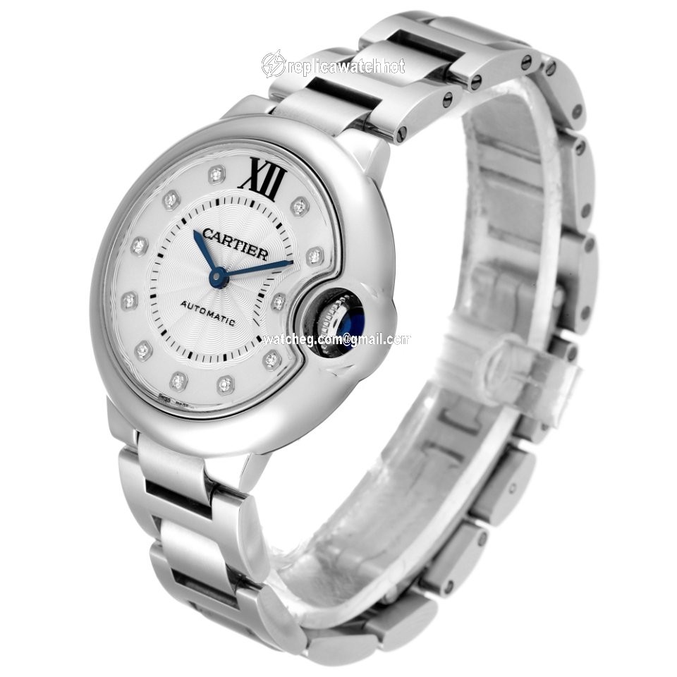 Cartier Ballon Bleu 33mm Womens watch Automatic Steel WE902074 4