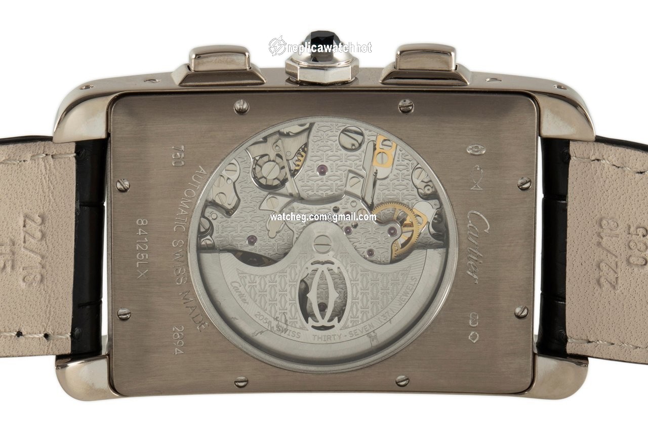 Cartier Tank Americaine Mens watch Unisex Automatic White gold W2609456 4