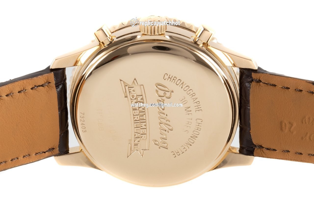 Breitling Montbrillant Mens watch Unisex Automatic Yellow gold H41330 4